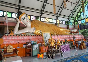 สักการะพระนอนตาหวาน พุทธศิลป์พม่า วัดแหลมใต้ จ.ฉะเชิงเทรา