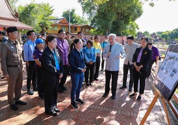 “รมว.สุดาวรรณ” ลงพื้นที่ติดตามมาตรการป้องกันน้ำท่วมโบราณสถาน มรดกโลกนครประวัติศาสตร์พระนครศรีอยุธยา