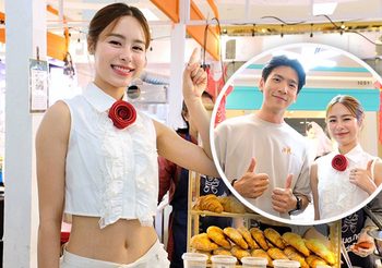 เปิดตลาดคึกคัก! พีพี ปุญญ์ปรีดี ชวนช้อปร้านดัง อิ่มหนำสำราญงาน ลิ้นติดโปรแฟร์