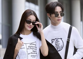 “ซี พฤกษ์ – น้ำตาล ทิพนารี” ลุย มิลาน แฟชั่น วีค ร่วมชมโชว์ Emporio Armani Spring/Summer 2025 Womenswear Collection