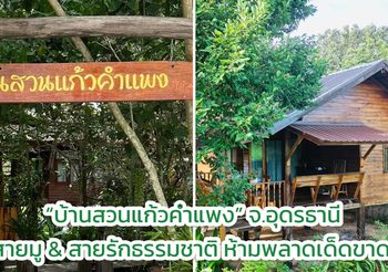 เปิดพิกัด! ที่พักอีสานโมเดิร์นที่ “บ้านสวนแก้วคำแพง” จ.อุดรธานี คนรักธรรมชาติ ห้ามพลาด!