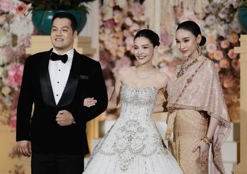 “หมออร-อรอุมา” ฉลองวิวาห์สุดอลังการ ดาราดังร่วมยินดีแน่นงานในธีมย้อนยุค