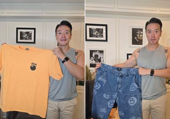 “ชาย ชาตโยดม” ไม่สนดราม่าพุง AI โชว์เสื้อผ้าไซส์ XXL ตัวเก่า พร้อมส่งบริจาค