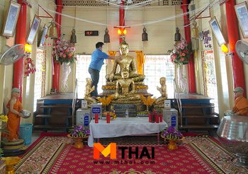 กราบหลวงพ่อโต วัดโพธิ์แจ้ ศูนย์รวมใจชาวบางน้ำจืด สมุทรสาคร