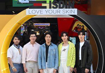 “เจษ – เจษฎ์พิพัฒ” และ “ตี๋ – บุญยเกียรติ” สองพรีเซนเตอร์หนุ่มหล่อผิวสวย ISDIN THAILAND นำทัพคนรักสกินแคร์ร่วมพูดคุยในงาน “ISDIN I GLOW BEYOND LIMITS ก้าวข้ามขีดจำกัด เผยผิวสุขภาพดีกว่าที่เคย”
