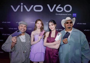 ‘หลิง – ออม’ แท็กทีมอวดสมาร์ตโฟนพอร์ตเทรตระดับโปรงานเปิดตัว vivo V60