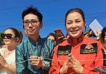 “อ.นิติกฤตย์-บุ๋ม ปนัดดา” ทำบุญใหญ่ วีรชนไทย รวมพลังปกป้องแผ่นดิน
