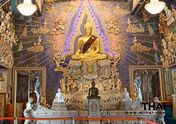 ขอพรพระพุทธสุโขทัย ชมศิลปะปูนปั้นการ์ตูนอุโบสถ วัดปริวาสราชสงคราม