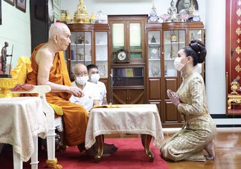 ฮันนี่-ณภัค เข้าเฝ้ารับประทานพรจากสมเด็จพระสังฆราช