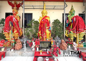 ขอพรโชคลาภท้าวเวสสุวรรณ วัดปากคลองพระอุดม วัดมอญศักดิ์สิทธิ์ นนทบุรี