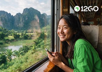 การเดินทางที่ไม่ต้องปวดหัว: จองรถบัส รถตู้รถไฟ เรือ เเท็กซี่ และเที่ยวบินในที่เดียว