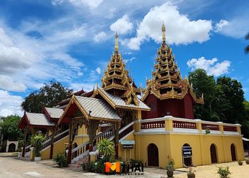 วัดศรีชุม ลำปาง ชมลวดลายงานไม้จองล้ำค่าโบราณสถานวัดพม่า