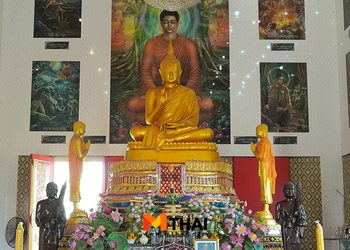กราบหลวงพ่อโพธิ์ ทำบุญ อิ่มใจ ณ วัดเกษตรพันธาราม