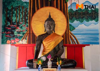 กราบหลวงพ่อดำศักดิ์สิทธิ์ อายุกว่า 800 ปี วัดลาวทอง จังหวัดสุพรรณบุรี
