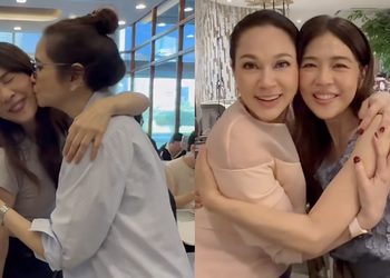 น่ารักเกินต้าน “คุณดาว พอฤทัย” กับโมเมนต์สองนางเอกตัวแม่จุ๊บแก้มชุดใหญ่