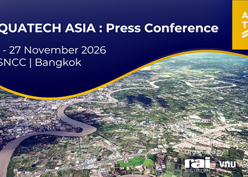 ไทยดึง “Aquatech Asia 2026” เวทีเทคโนโลยีน้ำระดับโลก ปักหมุดกรุงเทพฯ สู่ศูนย์กลางนวัตกรรมการจัดการน้ำแห่งอาเซียน