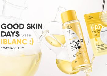 Iblanc Langsat White Toner x iblanc 2 Way Padsคู่หูบำรุงผิว ชุ่มชื้นครบ จบในคู่เดียว