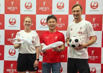 JAL ร่วมหนุน ‘KOP RUN Bangkok 2026’ พานักวิ่งและแฟนลิเวอร์พูลหลายพันคน รวมพลังสร้างประสบการณ์วิ่งสุดประทับใจ ณ ราชมังคลากีฬาสถาน