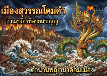 เมืองสุวรรณโคมคำ อาณาจักรที่หายสาบสูญ ตำนานพญานาคล่มเมือง