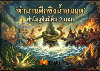 ตำนานศึกชิงน้ำอมฤต ทำไมงูจึงมีลิ้น 2 แฉก