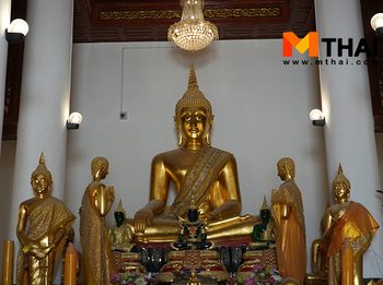กราบพระพุทธอนันตชินราช ชมโบสถ์มหาอุด วัดหันตรา อยุธยา
