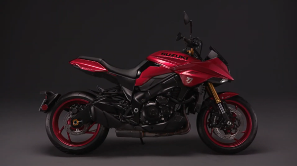 Suzuki Katana สีแดง