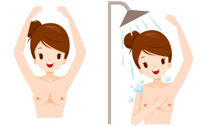 ตรวจมะเร็งเต้านมด้วยตนเอง