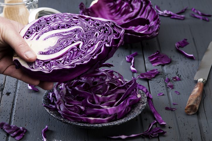 ผักผลไม้สีม่วง 