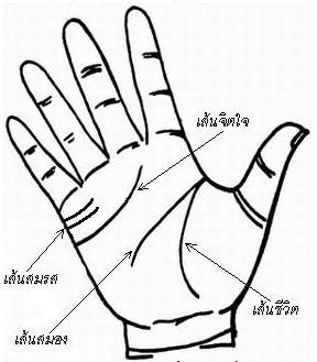 ลายมือเส้นสมรส