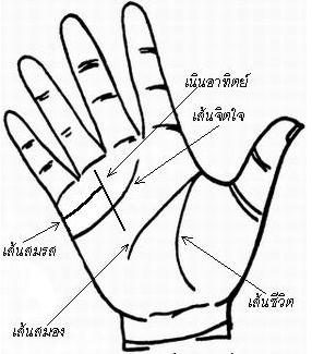 ลายมือเส้นสมรส