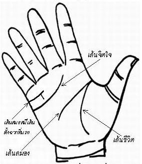 ลายมือเส้นสมรส