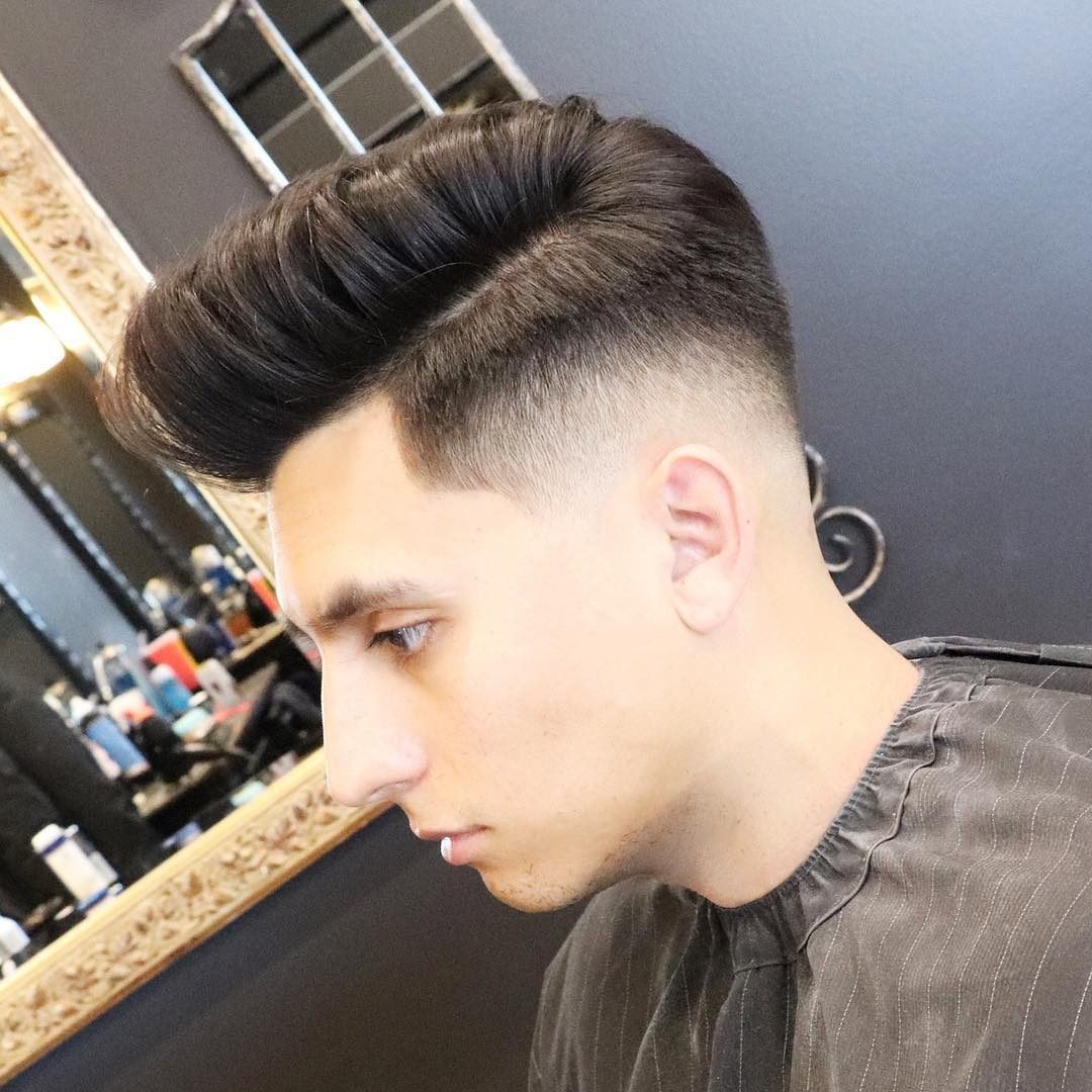 Pompadour With Part