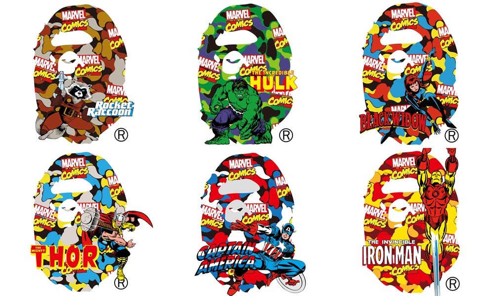 BAPE x Marvel Comics