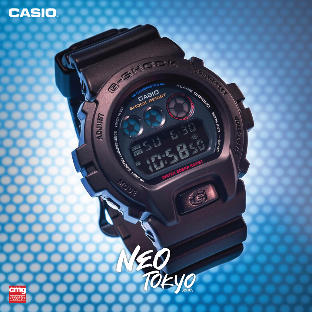 G-SHOCK Black x NEO Tokyo Series