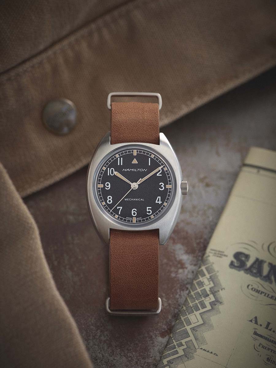 Khaki Pilot Pioneer Mechanical