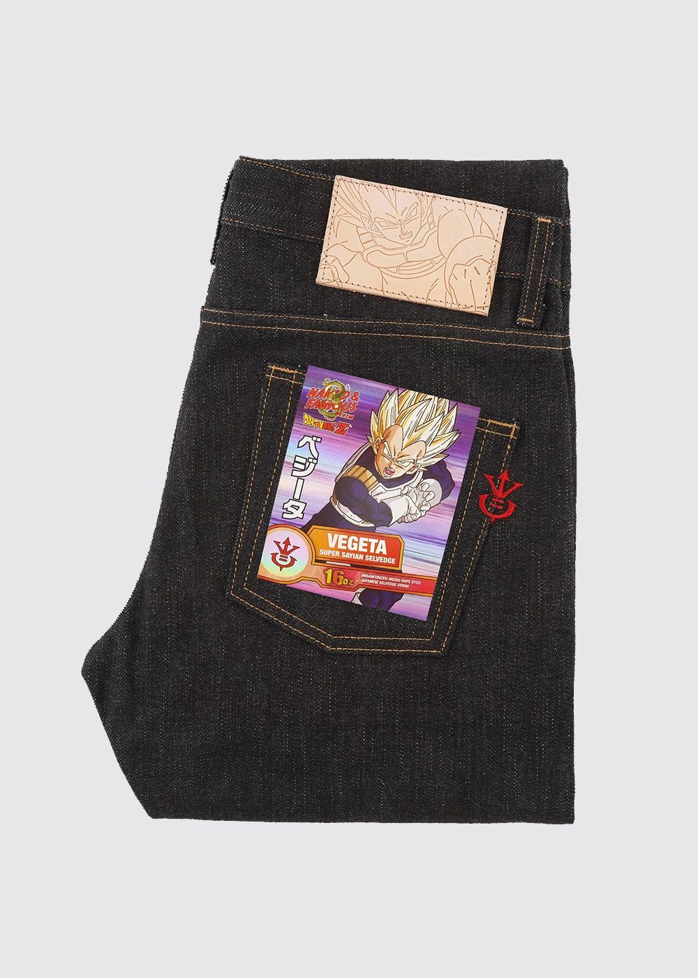 Dragon Ball Z x Naked & Famous Denim Vegeta Super Saiyan Selvedge
