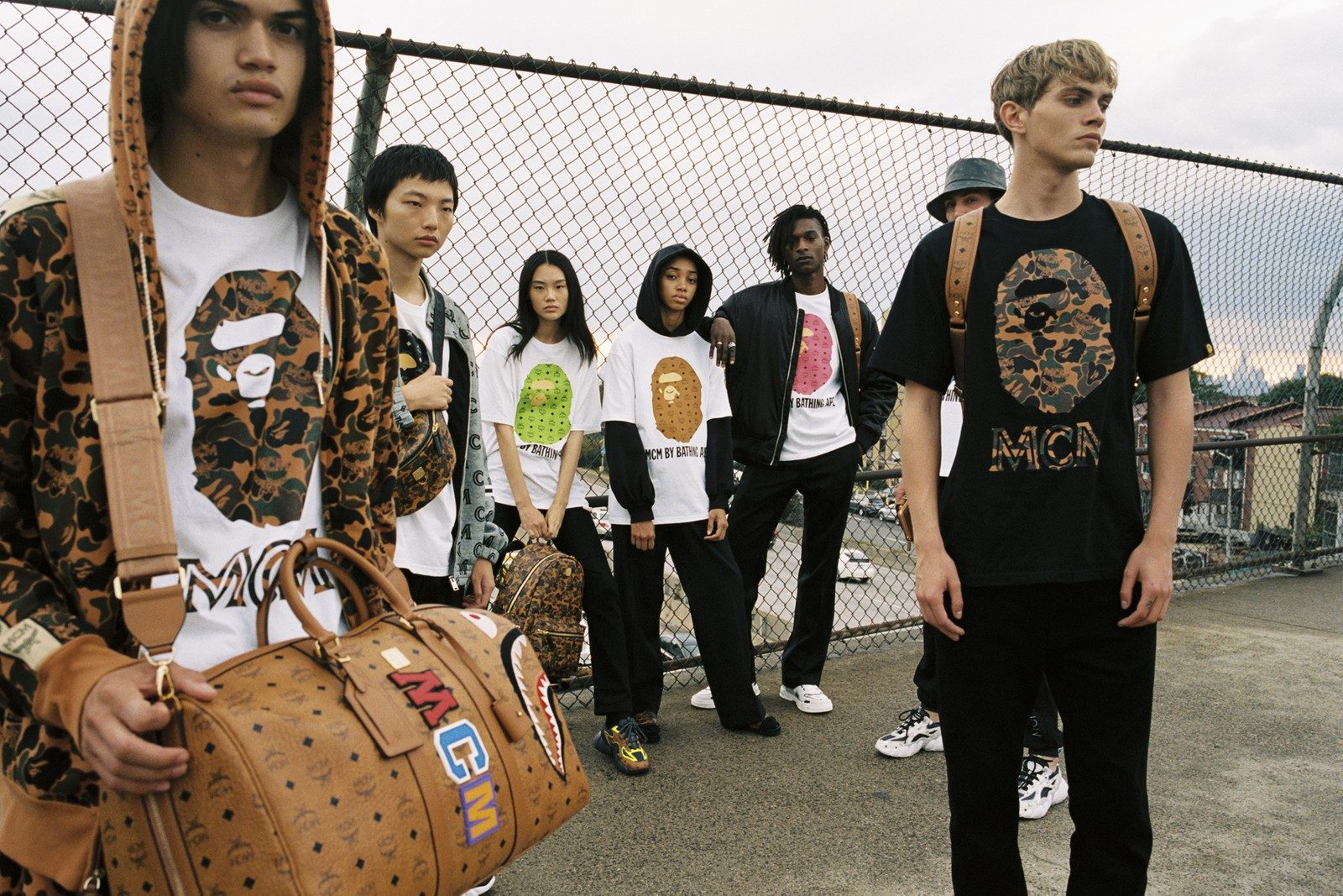 BAPE x MCM