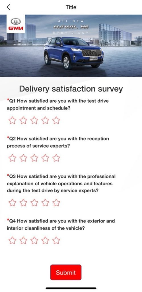 GWM Application