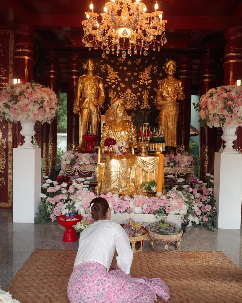 แพนเค้ก ร่วมทำบุญตักบาตร ครบรอบ 150 ปี วันประสูติเจ้าดารารัศมี