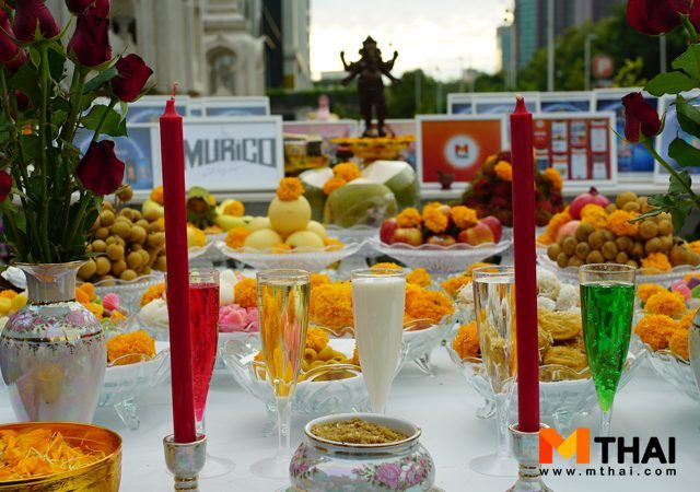 ถือฤกษ์ดี! เอ็มไทยจัดพิธีบวงสรวง 'พระพิฆเนศ'ต้อนรับเทศกาลคเณศจตุรถี