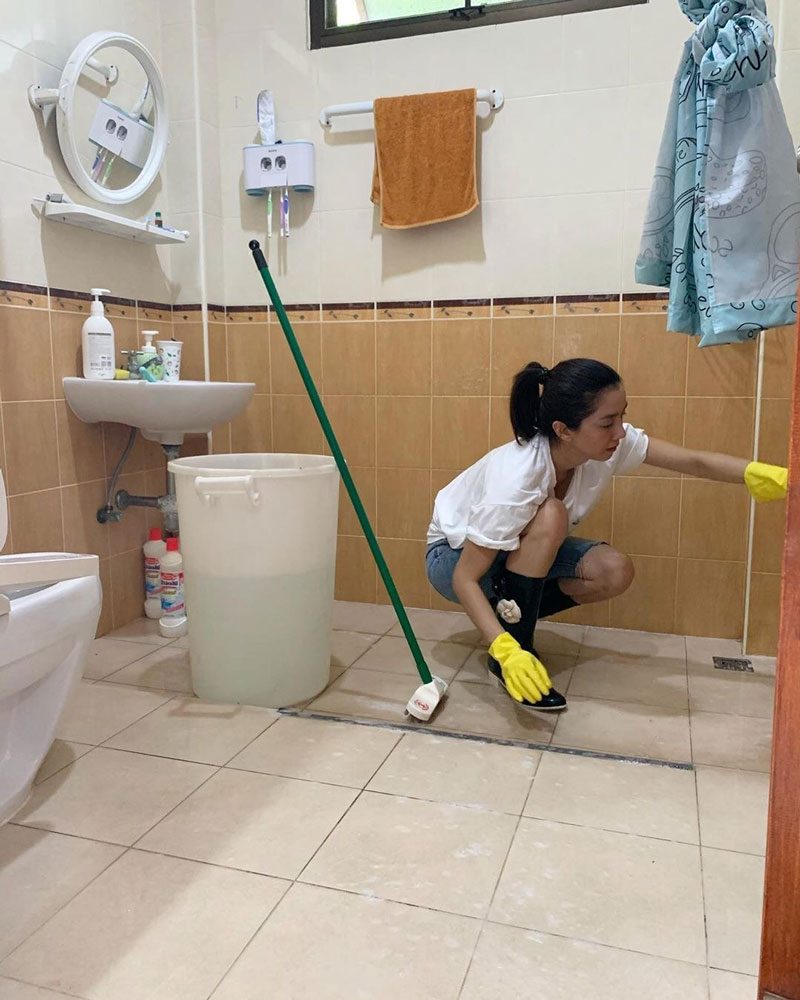 ไอซ์ ล้างห้องน้ำวัด