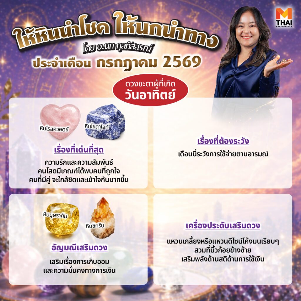 ดวงกรกฎาคม 2569