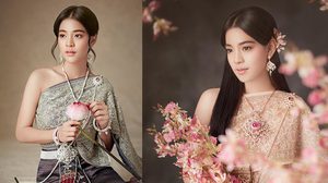 ลุคที่ไม่ค่อยได้เห็น! สายป่าน อภิญญา งามอย่างไทย ห่มสไบถ่ายแบบ