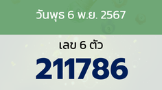 หวยลาว งวดวันพุธ 6 พฤศจิกายน 2567