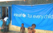 UNICEF ตั้งโรงเรียนในค่ายผู้อพยพโรฮีนจา