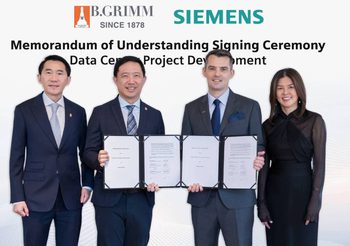 บี.กริม เทคโนโลยี ผนึกกำลัง ซีเมนส์ ร่วมพัฒนาโซลูชันขั้นสูง รองรับธุรกิจดาต้า เซ็นเตอร์ ยุคใหม่ ในประเทศไทย