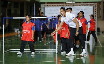 “กวินทร์” บุกติวเข้มน้องๆโครงการฟุตบอลปันสุข ซีซัน 2
