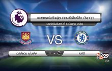 ผลฟุตบอลพรีเมียร์ลีก นัดมันเดย์ไนท์