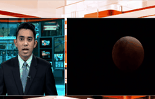 ผู้คนร่วมชมจันทรุปราคาเต็มดวง