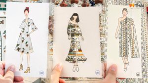 ศิลปินไทยสุดครีเอท ออกแบบแฟชั่น ใช้ทุกสิ่งรอบตัวเป็นลวดลายชุด